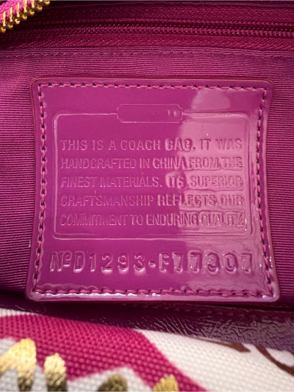 Coach 09 Poppy "Pop C" graffiti-inspired print weekender bag - Picture 5 of 10